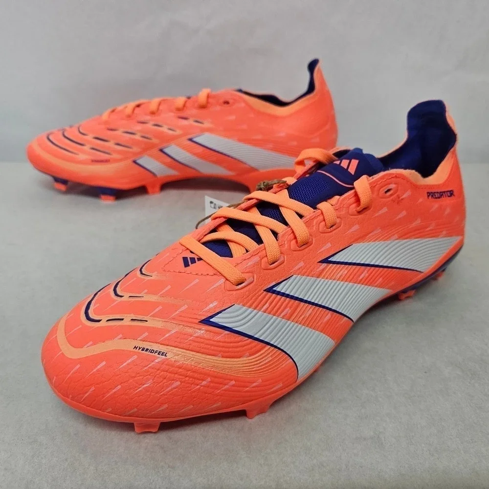 Adidas Predator‎ League FG/MG Soccer Cleats JI1115 Orange Blue Men's Size 11.5